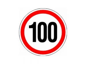 AUTOCOLANT LIMITATOR VITEZA 100 (MARE)