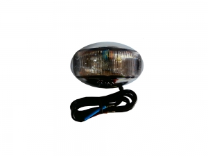 LAMPA POZITIE OVALA CU LED (2 LEDURI) GALBENA 10-30V