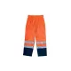 PANTALONI TALIE REFLECTORIZANT PORTOCALIU+ALBASTRU