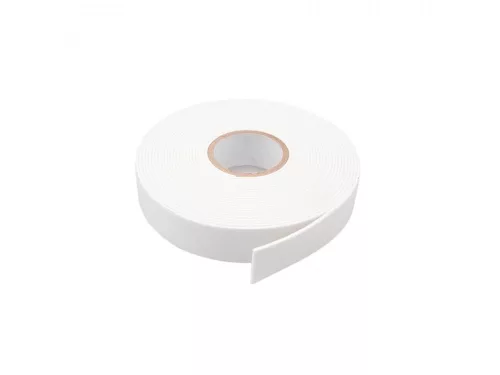 BANDA DUBLU ADEZIVA ALB 19mmx5m 4CARS