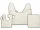 SET PRES INTERIOR DAF XF105 MANUAL (2007-2012) STINGA, DREAPTA SI MIJLOC CHAMPAGNE