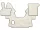 SET PRES INTERIOR DAF XF95, (2002-2006) AUTOMAT STANGA, DREAPTA SI MIJLOC CHAMPAGNE