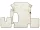 SET PRES INTERIOR MAN TGA din 2000 (CABINA MARE) STANGA, DREAPTA SI MIJLOC CHAMPAGNE