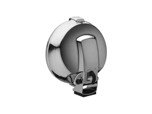 PROIECTOR AUTO ROTUND ANGEL-EYES 180mm ALB, CARCASA CROMATA