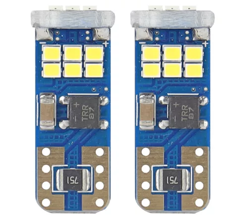Bec LED T10 12/24V alb 2pcs