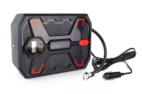 Compresor de aer cu manometru digital și lumină LED 12V