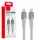 Cablu de încărcare rapidă USB-C/USB-C 200cm