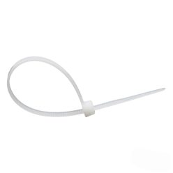   Set de 100 de legături de cablu din plastic, albe (3.6×300mm)