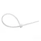 Set de 100 de legături de cablu din plastic, albe (3.6×300mm)