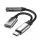 Adaptor hub USB-C + Mini Jack 3,5 mm