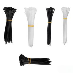 Set de 500 de legături de cablu multicolore din plastic