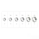 Set de cleme din oțel inoxidabil 34pcs