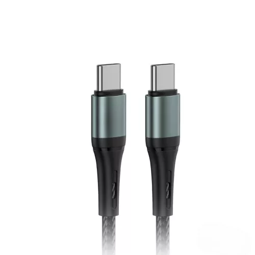 Cablu încărcător rapid USB-C/USB-C 60W 200cm
