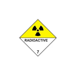 AUTOCOLANT ADR 7 ( RADIOAKTIV) 300X300MM