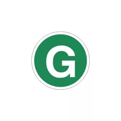 AUTOCOLANT G 22CM