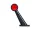LAMPA GABARIT CU LED (2X9 LEDURI) 12-24V CU BRAT LUNG INCLINAT, DREAPTA