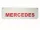 APARATORI NOROI CU INSCRIPTIE + LOGO MERCEDES 18x60 (ALB, FATA, CU SCRIS IN RELIEF)