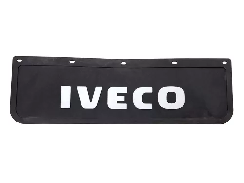 APARATOR NOROI CU INSCRIPTIE + LOGO IVECO 18X60 (NEGRU, FATA, CU SCRIS RELIEF)