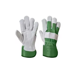 MANUSA DE PROTECTIE DIN PIELE VERDE / GRI (MARIMEA 12)