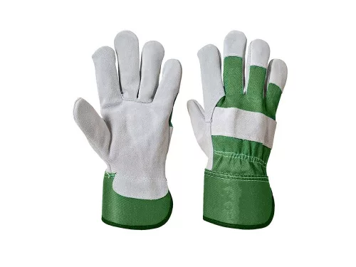 MANUSA DE PROTECTIE DIN PIELE VERDE / GRI (MARIMEA 12)