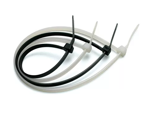 COLIER CABLU PLASTIC 292x3,6mm ALB/NEGRU