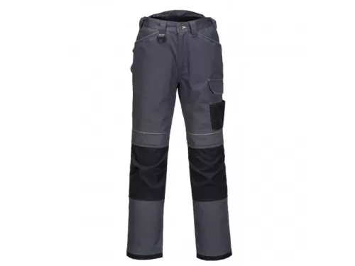 PANTALONI DE LUCRU CU TALIE GRI/NEGRU CADOU APARATOR GENUNCHI 38