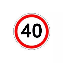 AUTOCOLANT LIMITATOR VITEZA 40 (MARE)