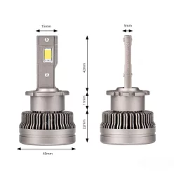 Kit de becuri cu declanșator Xenon cu LED D2S / D2R