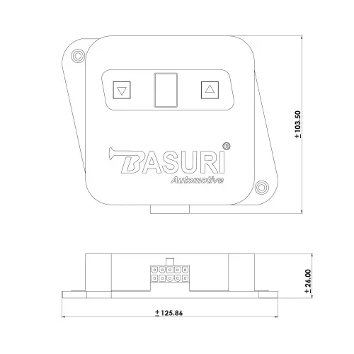Unitate de control pentru claxon de bas 12/24V 5.0, 24 tunes