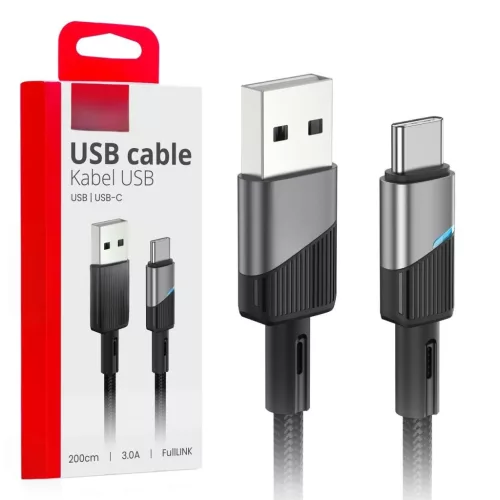 Cablu de încărcare USB-A la USB-C 200 cm