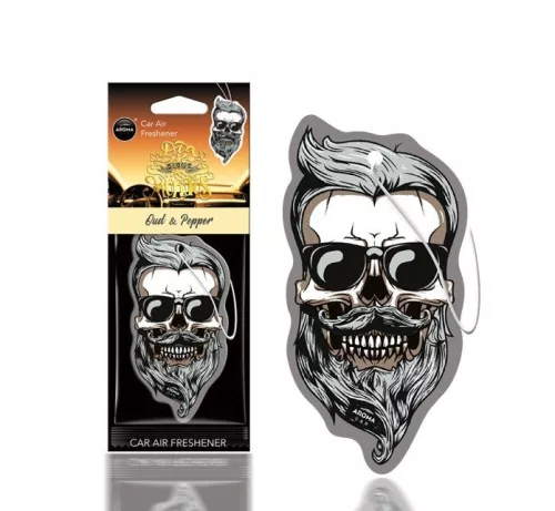 Odorizant auto - Aroma Car MUERTOS Oud & Pepper Skull