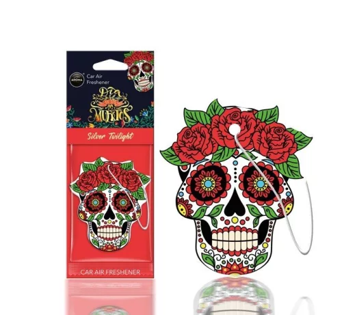 Odorizant auto - Aroma Car MUERTOS Silver Tatoo