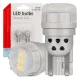 Bec LED 12/24V T10/W5W 3x3020 SMD Alb (2 buc)