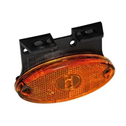   Lumină de poziție tip Flatpoint II cu LED, galbenă, permanentă, pentru marcaj lățime
