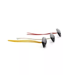 Lumină poziție LED 12/24V albă (culoare fumurie)