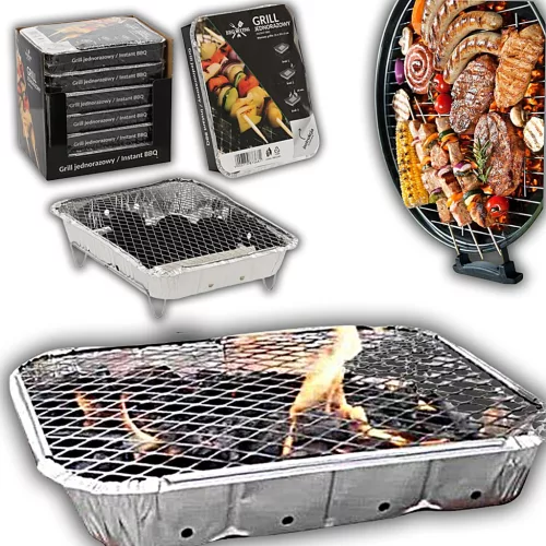 GRĂTAR PORTABIL DE UNICĂ FOLOSINȚĂ PENTRU CAMIONAGII