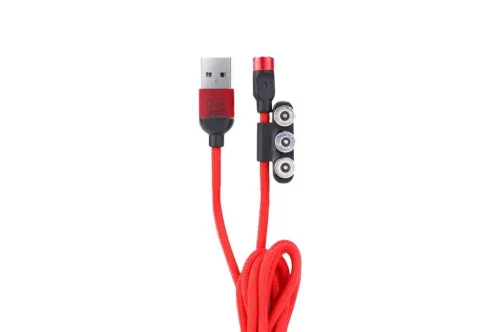 Cablu combinat magnetic cu conector USB-C/micro USB