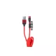 Cablu combinat magnetic cu conector USB-C/micro USB