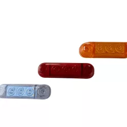 Semnalizator lateral galben cu LED (3 LED) 12-24V