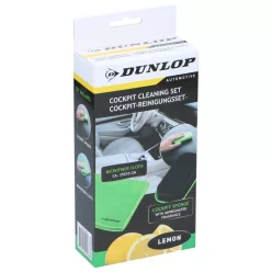   Set pentru curățarea bordului cu lavetă din microfibră și burete (lămâie)