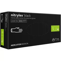 Mănuși din nitril, mărimea S, set 100 buc.