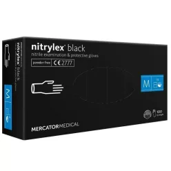 Mănuși din nitril mărimea M, set 100 buc.