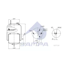 Kit complet perniță pneumatică Volvo FM/FH