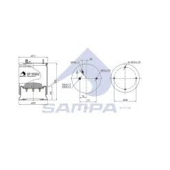 Perna cu aer RVI/MAN 902MB