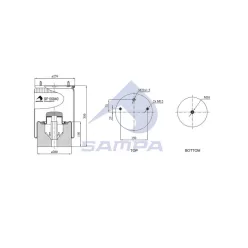 suspensie pneumatică BPW completă