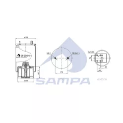 suspensie pneumatică BPW completă