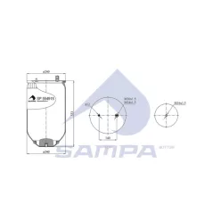Rvi Premium, perna pneumatică Magnum (fără ansamblu)