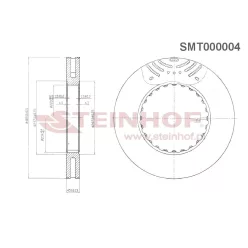 Disc frână Volvo 410 mm