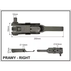 Tensionator prelată PWP dreapta