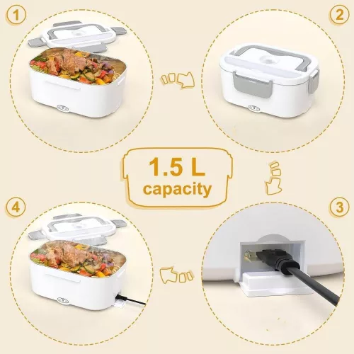 ÎNCĂLZITOR ELECTRIC PENTRU MÂNCARE 1,5L 12V/24V/220V